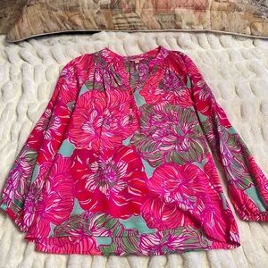 Lilly Pulitzer Pink and Green Dress